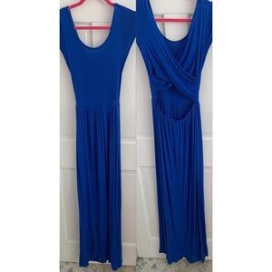 Cross-Back Maxi Dress